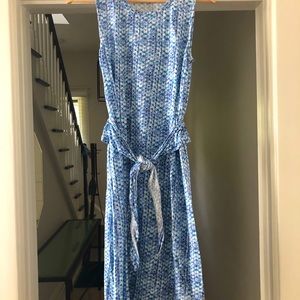 Rebecca Taylor - printed linen dress - size S